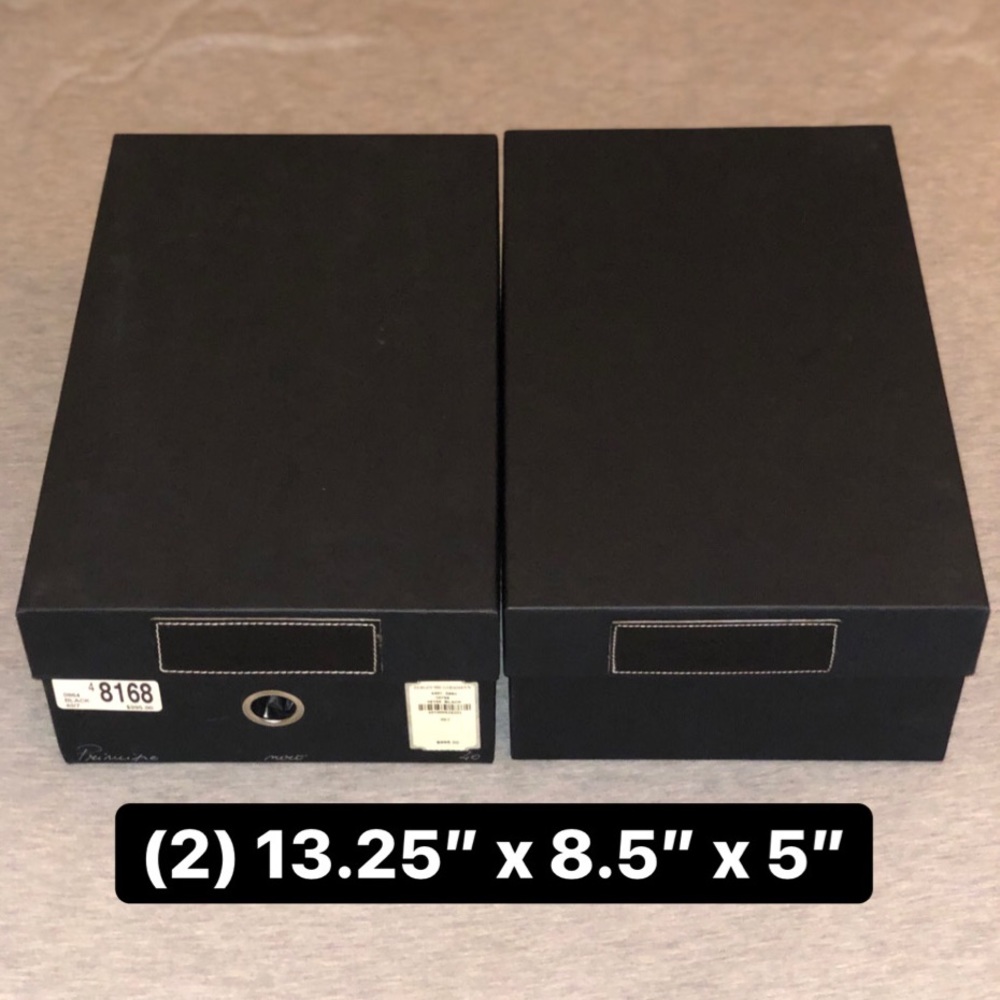 BONTONI | (2) Shoe Boxes